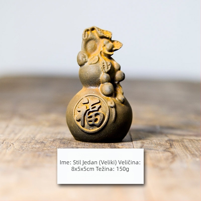 Ozdobna tikva sreće, kineskog stila, od smole, stolni dekor, lijevanje, poliranje, injekcijsko oblikovanje