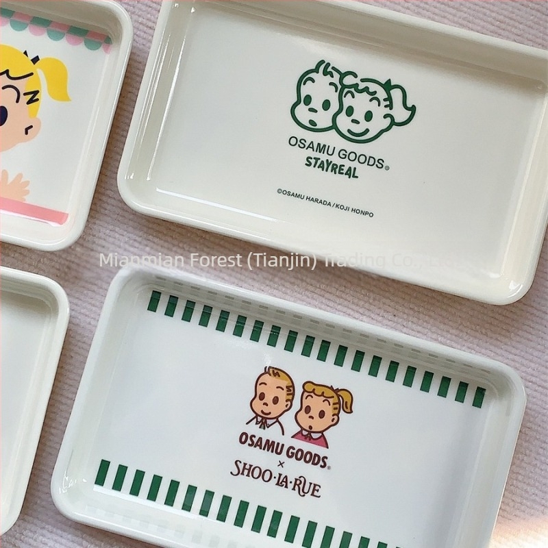 Melamin pladanj za voće i grickalice – sladak crtani dizajn, kućno skladištenje