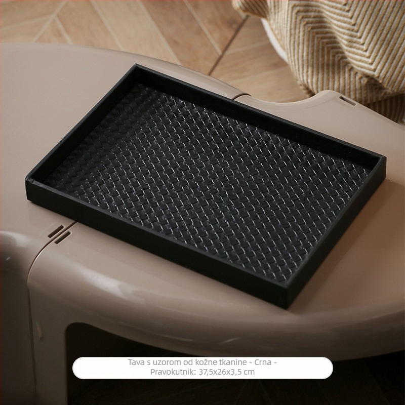 Drveni četvrtasti pladanj za dnevni boravak za pohranu i izlaganje; stil laganog luksuza; prilagodljiv; kartonsko pakiranje; druga vrsta obrade