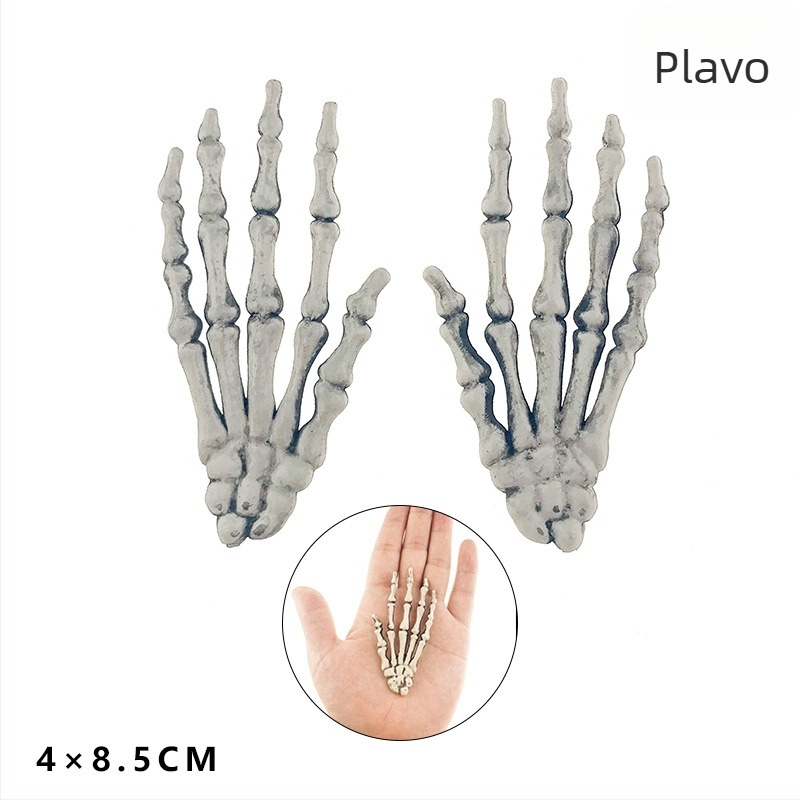 Halloween viseća dekoracija: skeletna ruka, plastična, Halloween stil, rekvizita za scenu