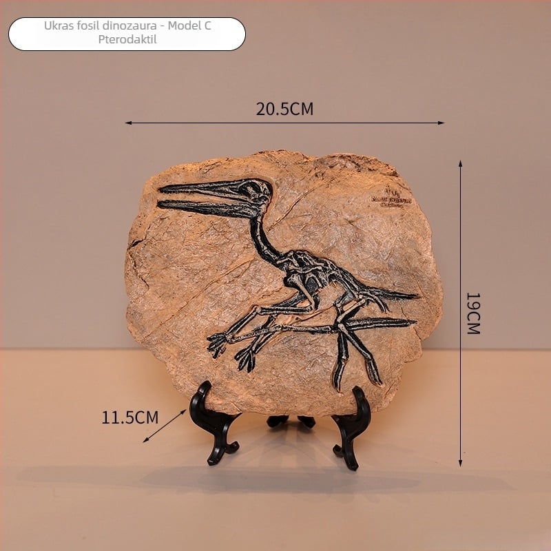 Skulptura od smole dinosaura fosil – Tyrannosaurus Rex, moderna umjetnost dekor, poklon spreman za rođendan ili maturu