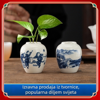 Paint Tang porcelanska vaza, moderni minimalistički stil (Porcelan, Paint Tang, Vaza, Moderni minimalistički stil, Pogodno kao dar)