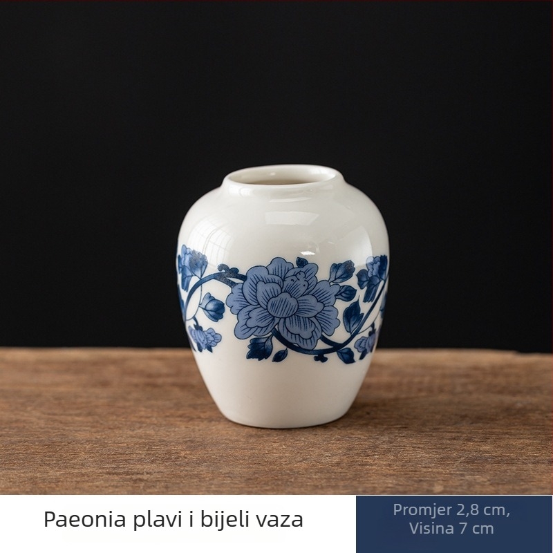Paint Tang porcelanska vaza, moderni minimalistički stil (Porcelan, Paint Tang, Vaza, Moderni minimalistički stil, Pogodno kao dar)