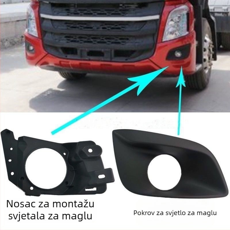 Okvir za H7 svjetlo za maglu s dekorativnim poklopcem i montažnim nosačem za Toyota prednje svjetlo