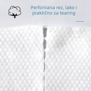 Rosman jednokratne maramice za lice, debeli, dvostruka upotreba za suho i mokro čišćenje, pamučne