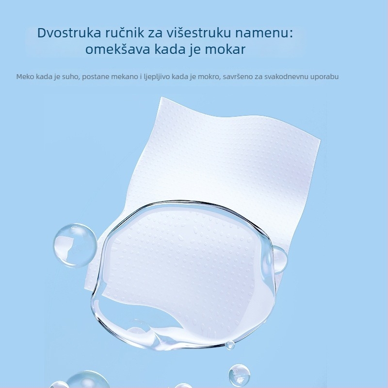 Vješena krpa za lice od viskoznih vlakana, 600 g, velike veličine, debela, za zidnu montažu