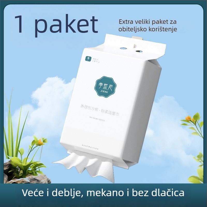 Vješena krpa za lice od viskoznih vlakana, 600 g, velike veličine, debela, za zidnu montažu