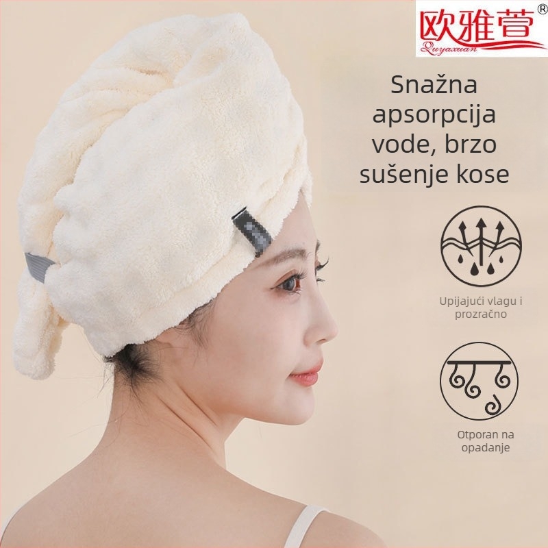 Šal za sušenje kose od koralnog flisa; Materijal: koralni flis; Težina: 100–119 g; Šivanje: obšivanje; Prilagodba dostupna