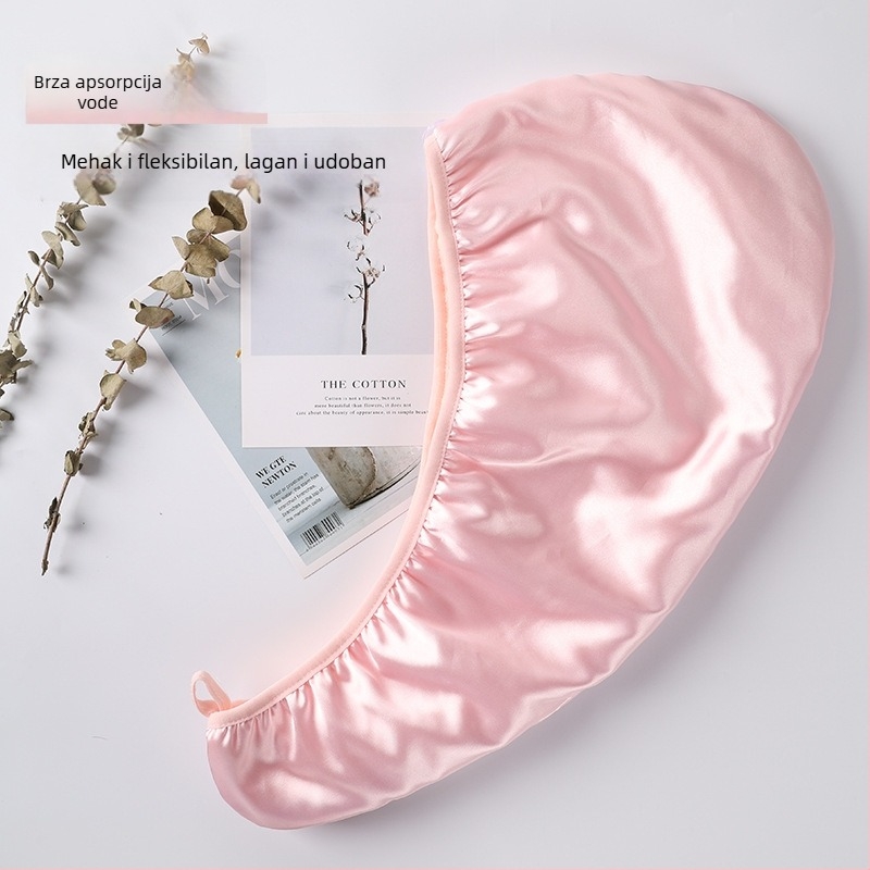 Suha kapica za kosu, koralni velur, dvostruki sloj, 32S vlakno, težina 100-119 g, prilagodljiva