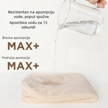 Shu Peng Suhi pokrov za kosu turbano, velur, 150D, plosno tkanje s šest vlakana, težina 140–169 g