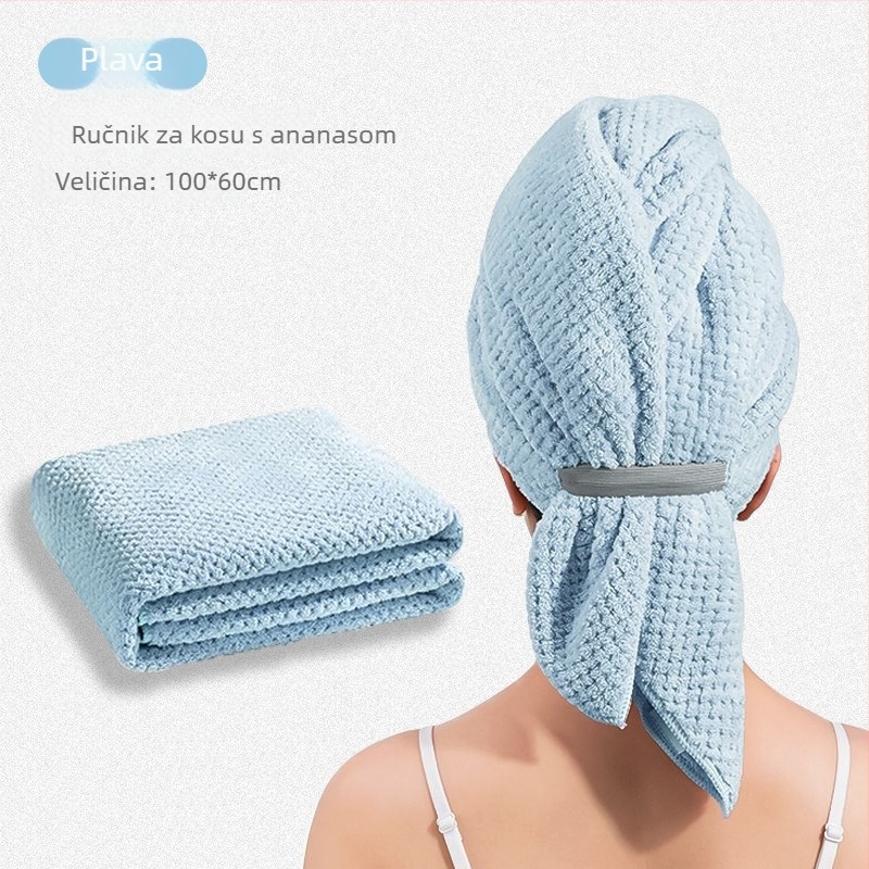 Shu Peng Suhi pokrov za kosu turbano, velur, 150D, plosno tkanje s šest vlakana, težina 140–169 g