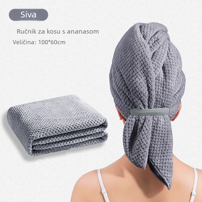 Shu Peng Suhi pokrov za kosu turbano, velur, 150D, plosno tkanje s šest vlakana, težina 140–169 g