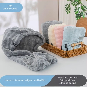 Šal za sušenje kose od koralnog flisa, visoka apsorpcija, ne blijedi, ne gubi kosu, za žene, swallowtail dizajn, mogućnost prilagodbe, 150d vlakno, 120-139 g