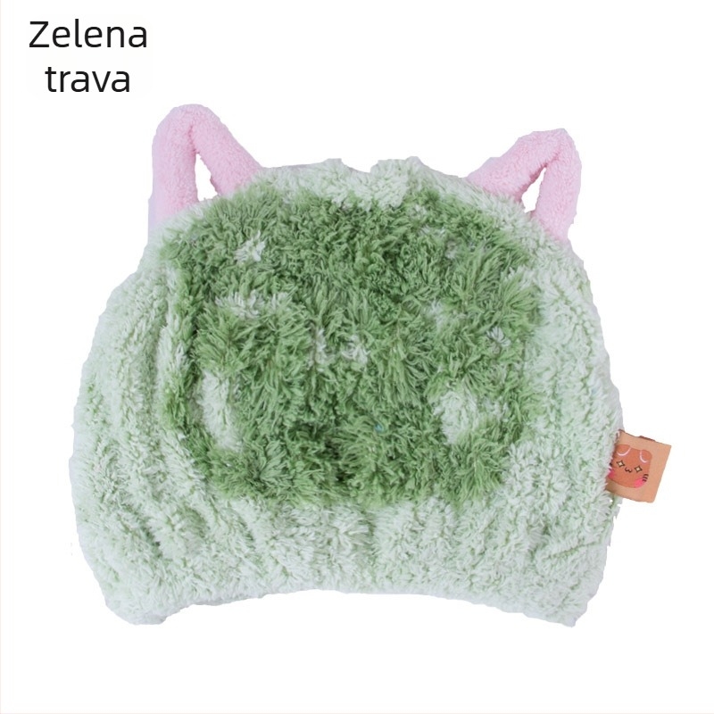 Japanska dječja kapa za sušenje kose s jacquard Coral fleece, 120D, upija, brzo suši, prilagodljiva obrada, 50–79 g
