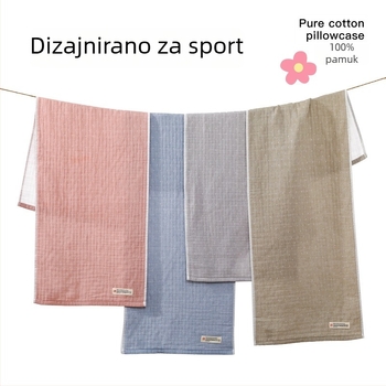 Pamučni ručnik za sport i dom, mekan, tanak, brzo suši, 100–120 g