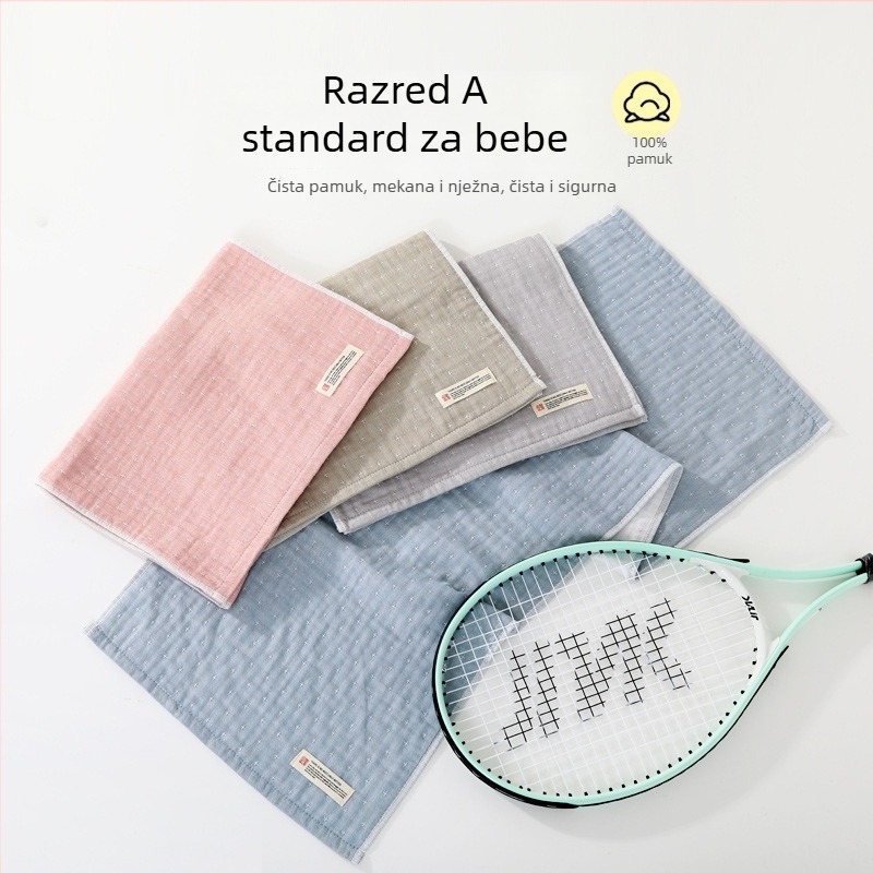 Pamučni ručnik za sport i dom, mekan, tanak, brzo suši, 100–120 g