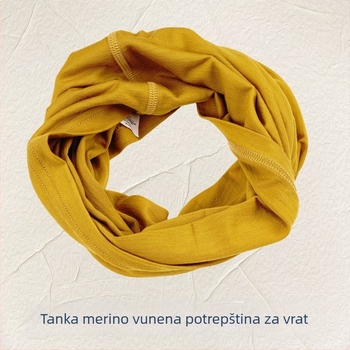 Merino vuneni šal za vrat i vanjska kapa za vožnju biciklom, vjetrootpornost, upija znoj, svestrani tubus šal