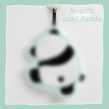 Panda ručnik za ruke za dječju kupaonicu, koralni fleece, 120D, 30–50 g, izvezen, šivan, obična tkanina