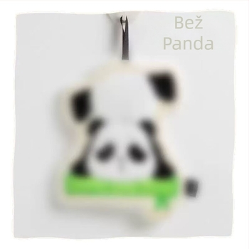 Panda ručnik za ruke za dječju kupaonicu, koralni fleece, 120D, 30–50 g, izvezen, šivan, obična tkanina