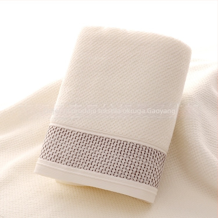 Pamučni ručnik za tijelo i ručnik za lice, Jacquard tkanina, 32s pređa, 100–120 g/m², 95% pamuk, prilagodljivo