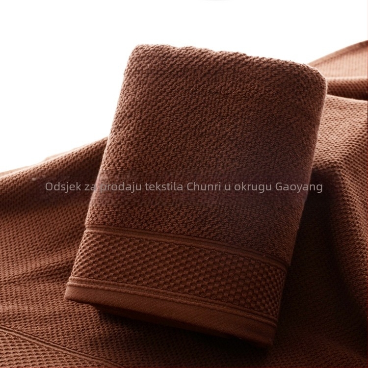 Pamučni ručnik za tijelo i ručnik za lice, Jacquard tkanina, 32s pređa, 100–120 g/m², 95% pamuk, prilagodljivo