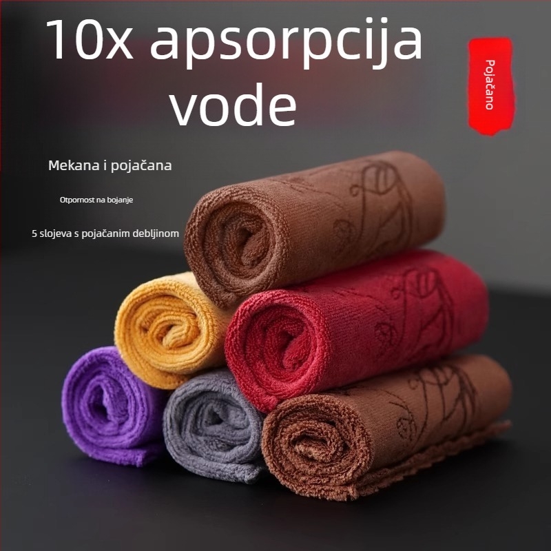 Zen inspirirana krpa za čaj – debela i upijajuća, mikrovlakno (Materijal: Mikrovlakno; Težina: 25 g; Apsorpcija: Normalna)