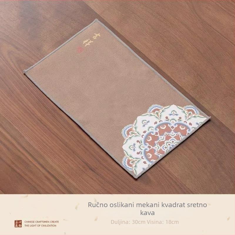 Krpa za čaj, kineskog stila, prvoklasna kvaliteta, OPP vrećasto pakiranje, 50 komada u kutiji, ljeto 2020, marka Qinglanfang