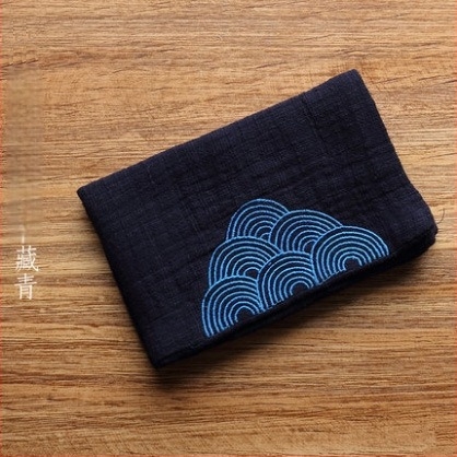 Rongshantang ušivena kuhinjska krpa za čaj od pamuka i lana, debela i upijajuća, japanski stil