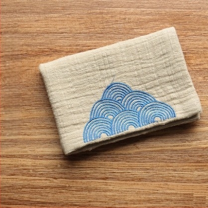 Rongshantang ušivena kuhinjska krpa za čaj od pamuka i lana, debela i upijajuća, japanski stil