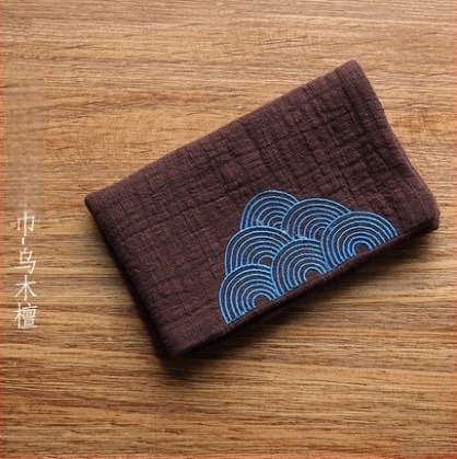 Rongshantang ušivena kuhinjska krpa za čaj od pamuka i lana, debela i upijajuća, japanski stil