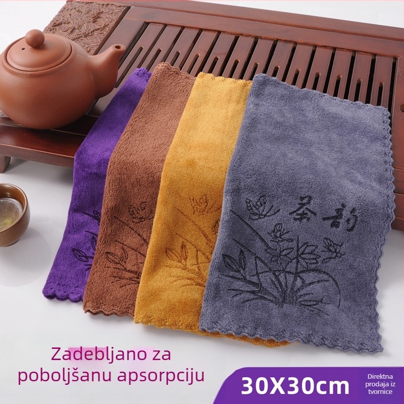 Absorbentna krpa za čaj, ručna izrada, za čajni stol, zen inspiracija