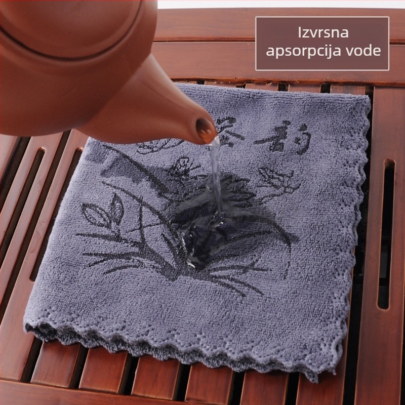 Absorbentna krpa za čaj, ručna izrada, za čajni stol, zen inspiracija