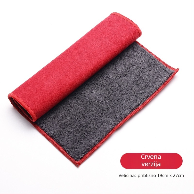 Automobilska krpa za pranje od velura, dvostrana, visoko upijajuća, bez dlačica