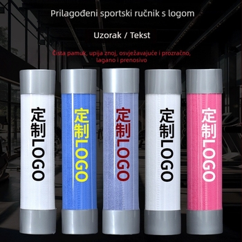 Sportski ručnik od pamuka, 140 g, apsorpcija 0-5 s, moguć ispis ili šivanje logotipa