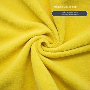 Krpa za pranje automobila s visokom gustoćom koralnog velura, debela, upija vodu, dvostruka uporaba za auto i dom, višefunkcionalna krpa za čišćenje, poliesterska