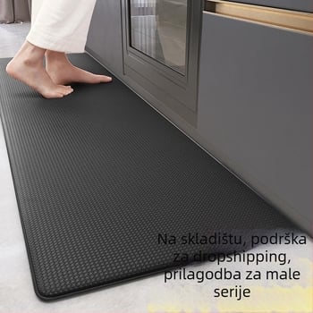 Kvadratna PVC kožna kuhinjska prostirka, vodootporna, otporna na ulje, protuklizna, protiv umora, periva