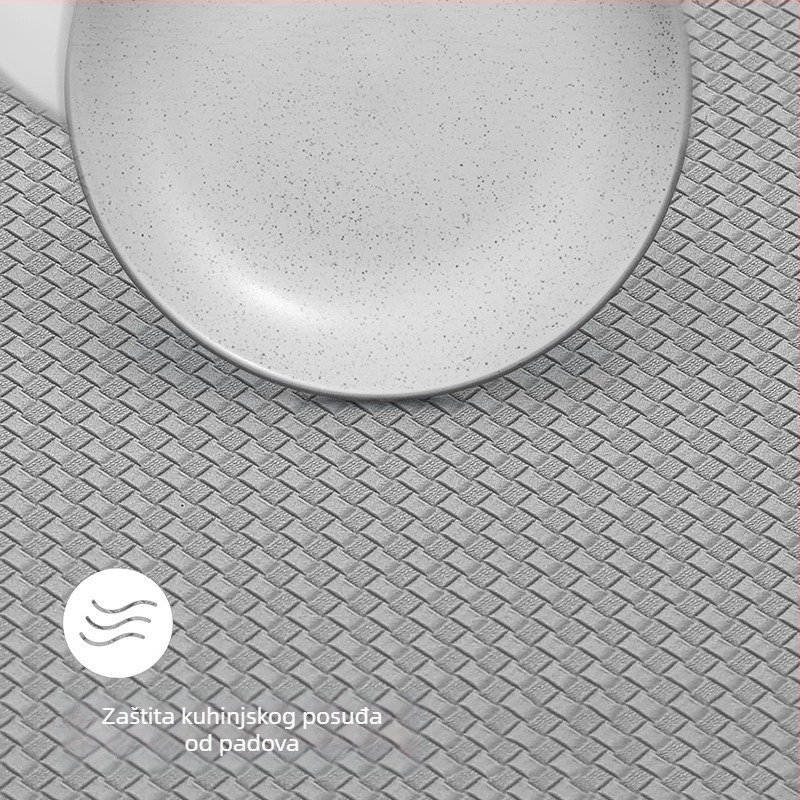 Kvadratna PVC kožna kuhinjska prostirka, vodootporna, otporna na ulje, protuklizna, protiv umora, periva