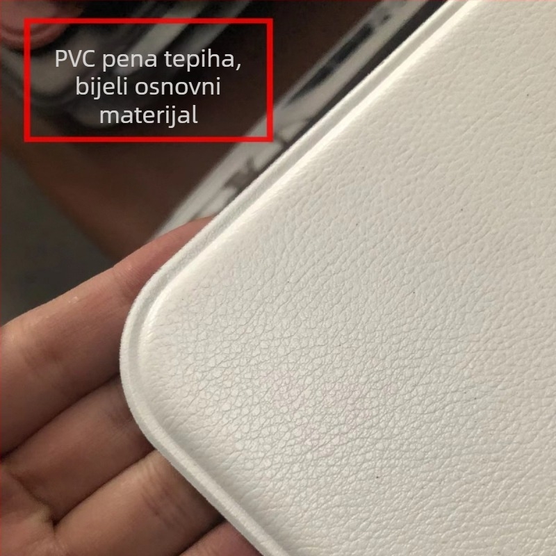 Kvadratna PVC kožna kuhinjska prostirka, vodootporna, otporna na ulje, protuklizna, protiv umora, periva