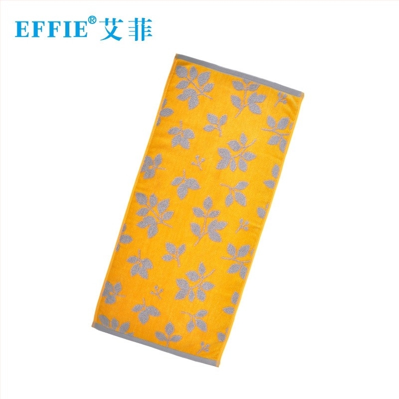 Effie ručnik od 100% pamuka, Jacquard tkanina s visokim i niskim vlaknom, rezani pliš, 90 g/m², apsorpcija 0-5 s, otisnut logo