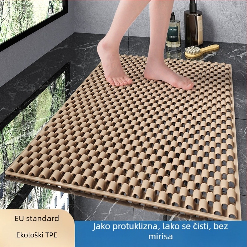Protisklizava prostirka za kupaonicu i tuš, vodootporna, debela, za trudnice