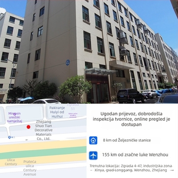 Shuotian PVC prozirna folija za prozor s elektrostatikim ljepilom – zadebljana, moderni minimalistički stil, jednobojni uzorak, pogodna za kupaonu i dnevni boravak