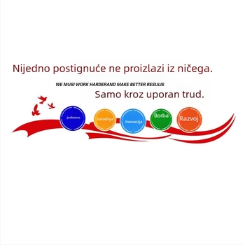 Uredski dekorativni natpisi s inspirativnim sloganima za tim — 3D akrilne zidne naljepnice za kulturu tvrtke