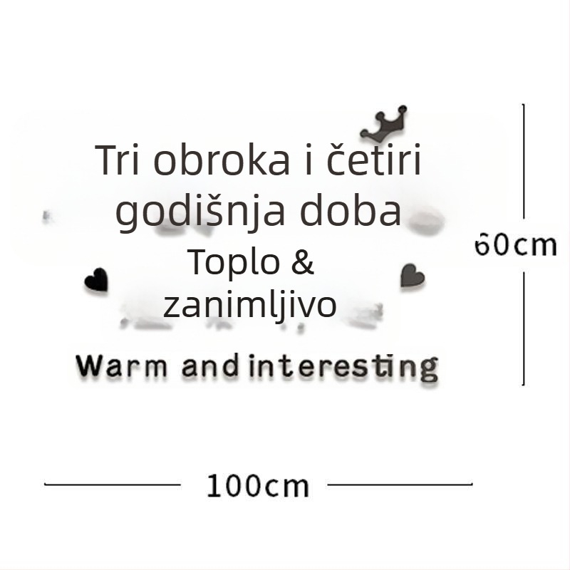 Akrilni 3D zidni sat s ogledalom naljepnicom, moderan minimalistički zidni dekor za dnevni boravak, restoran i poslovne prostore