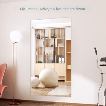 Zidno ogledalo za plesni studio s metalnim okvirom, jednostavan modern stil, druga metoda obrade, Chi weng