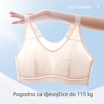 Sportski grudnjak za djevojčice u razdoblju rasta, plus veličina, stil vest