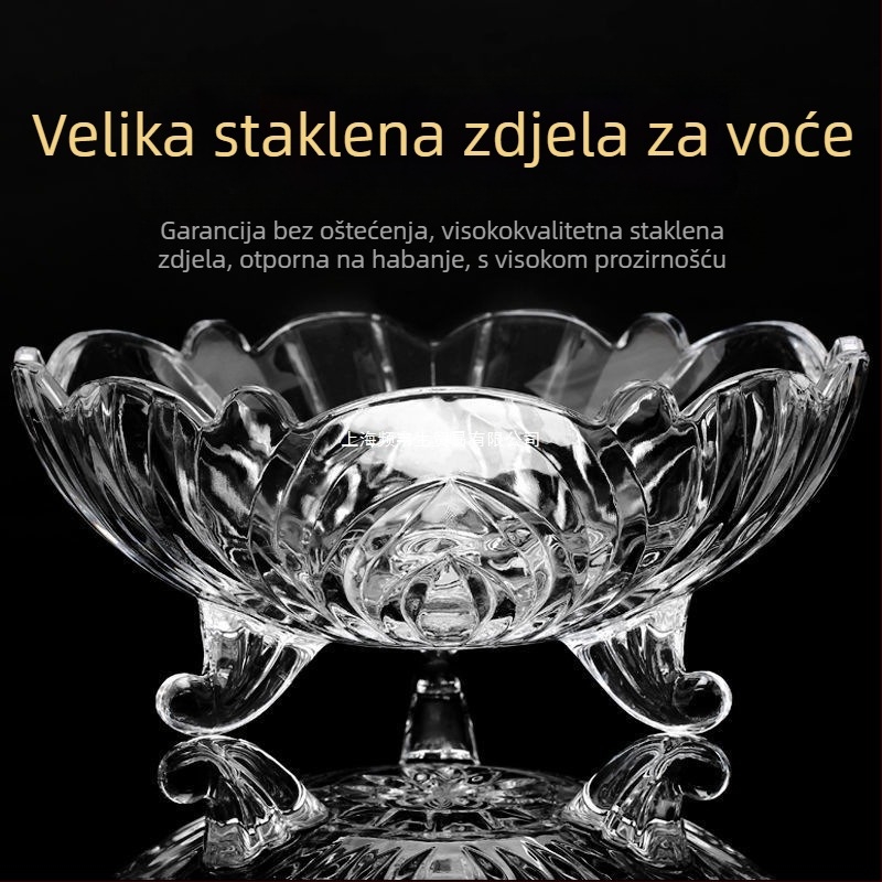 Staklena ploča za voće, moderni minimalistički stil, premium kvaliteta