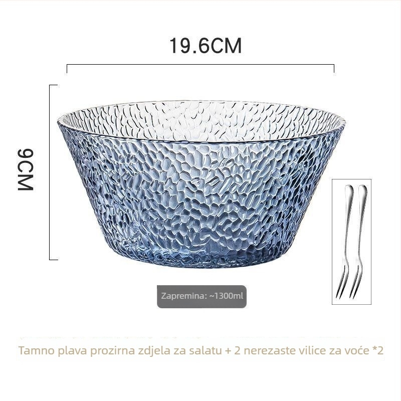 Staklena ploča za voće, moderni minimalistički stil, premium kvaliteta