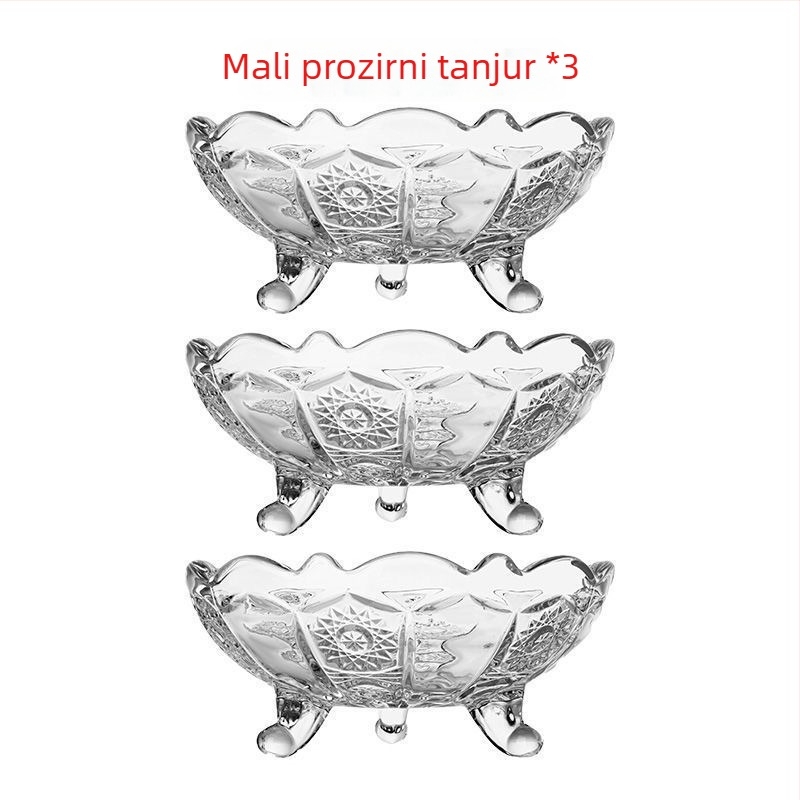 Staklena ploča za voće, moderni minimalistički stil, premium kvaliteta