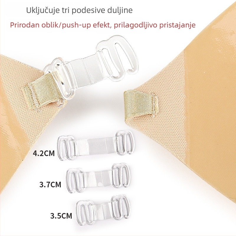 Jastučići za grudi u obliku srca, ljepljivi, bez naramenica