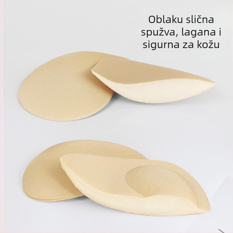 Trokutasti dvostrano bezljepljeni nevidljivi jastučići za grudnjak od pjene; materijal: najlon; debljina: uvećana; funkcija: povećavaju poprsje; izlazak na tržište ljeto 2025; brend: Foreign stars